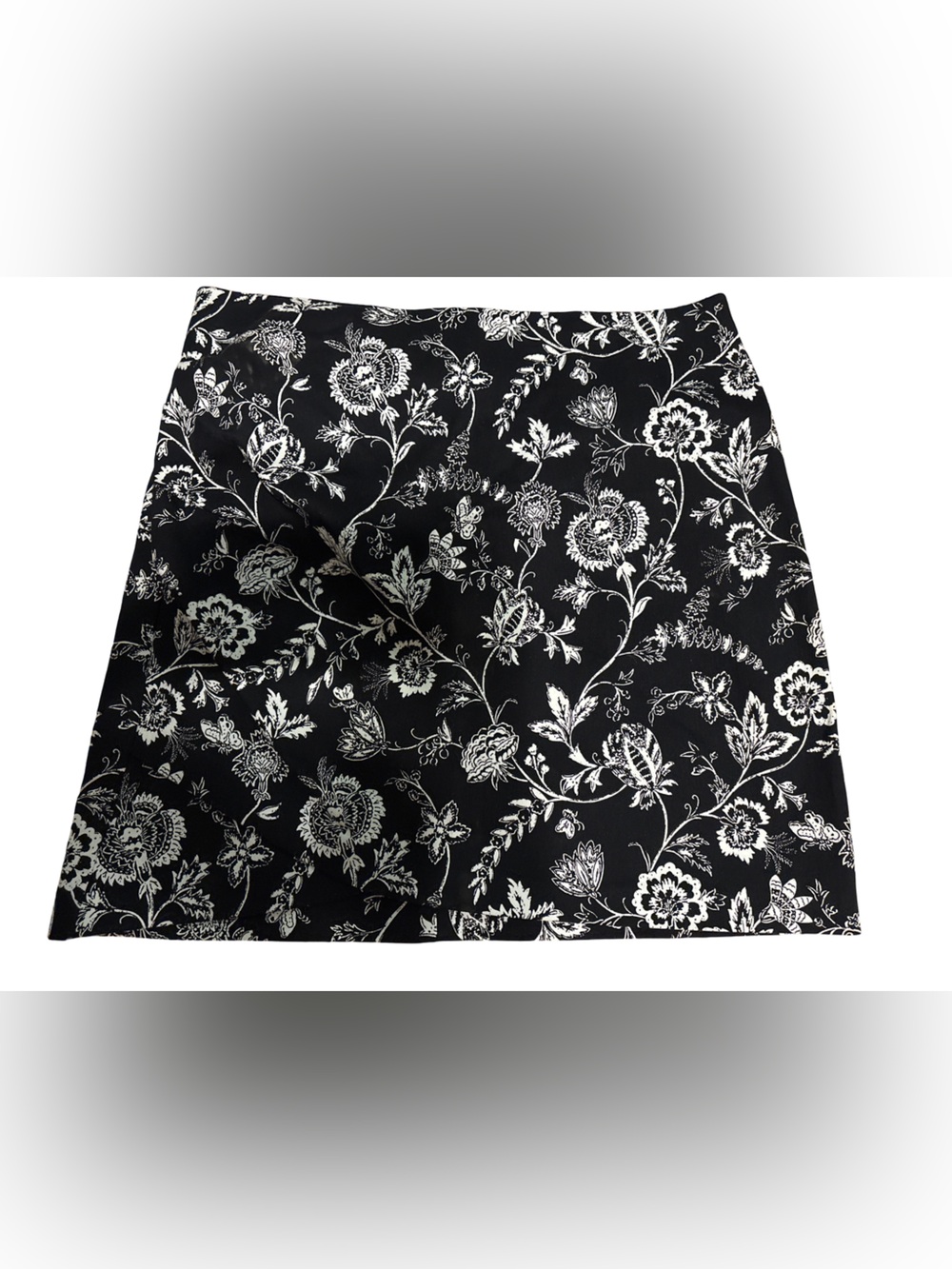Derek Lam Black and White Floral Dress Top